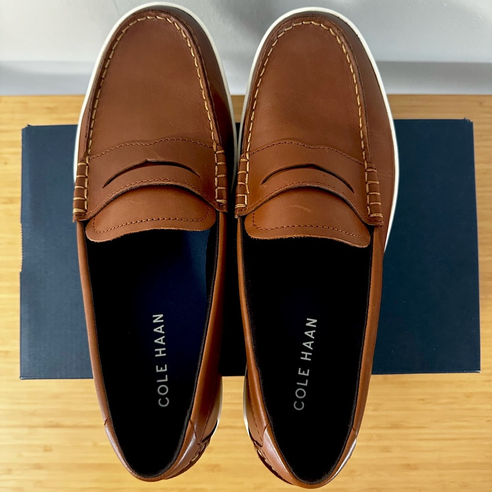 Cole Haan Nantucket Penny Loafers - British Tan